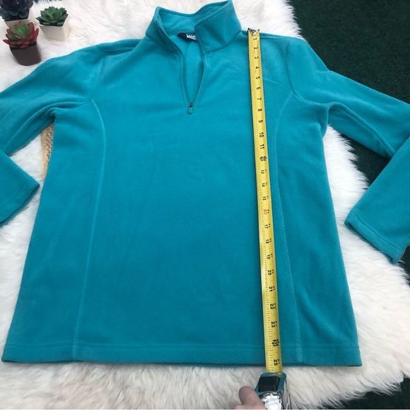 Lands End Lightweight 1/4 Zip Fleece Pullover - Picture 11 of 15
